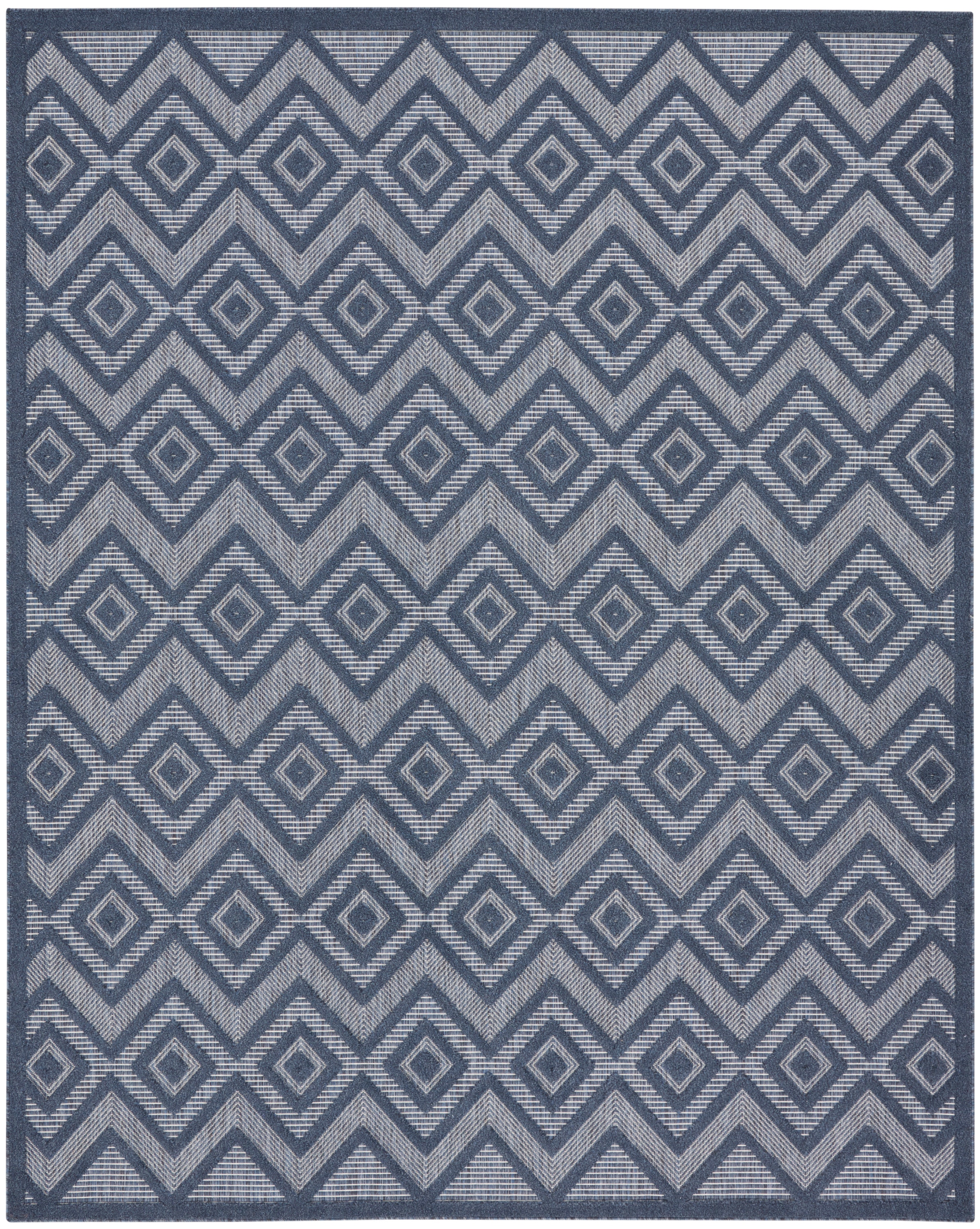 Nourison Home Versatile NRV01 Navy Blue Area Rug 