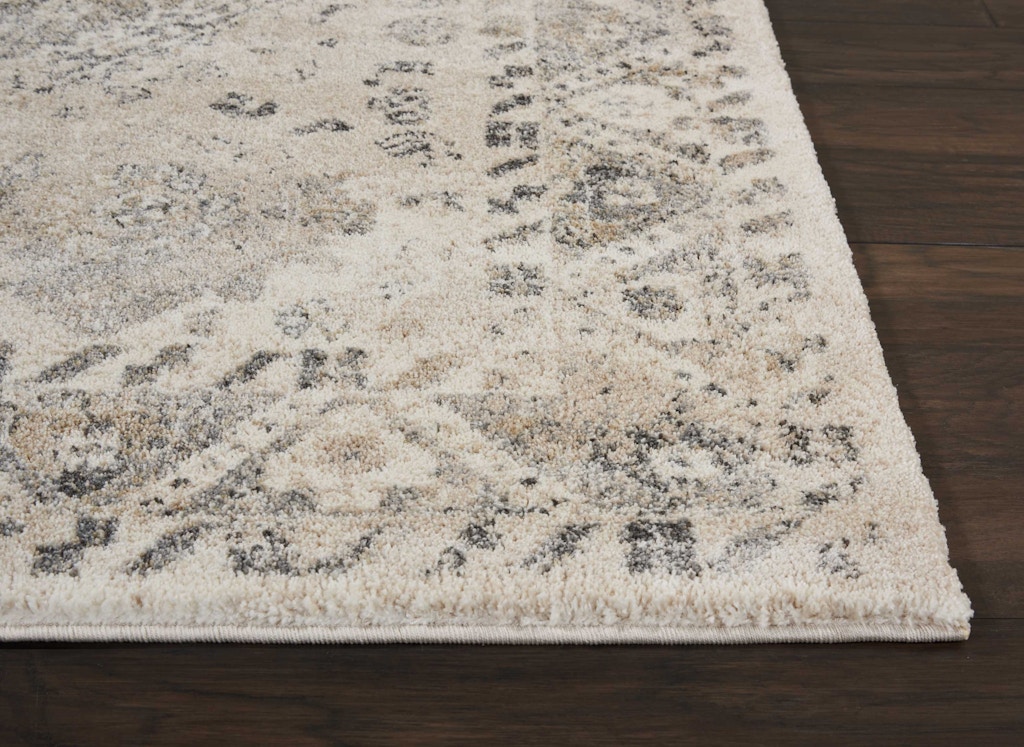 Nourison 099446317070 Floor Coverings Fusion Cream Grey Area Rug Floor Coverings Fusion Cream Grey Area Rug
