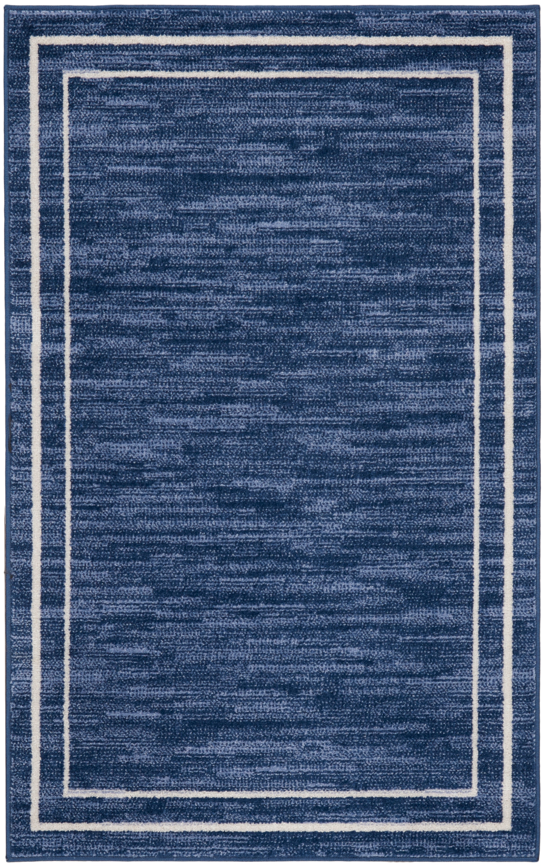 Nourison Home Area Rugs Essentials 3 x 5 Navy Ivory Area Rug