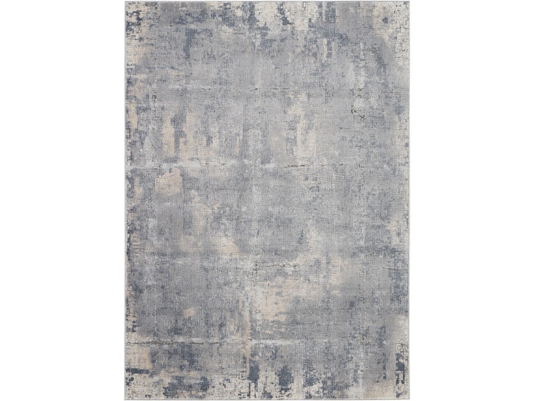Nourison Floor Coverings Rustic Textures Rus06 Grey And Beige 5 X7 Rustic Area Rug 099446462305 Grossman Furniture Philadelphia Pa