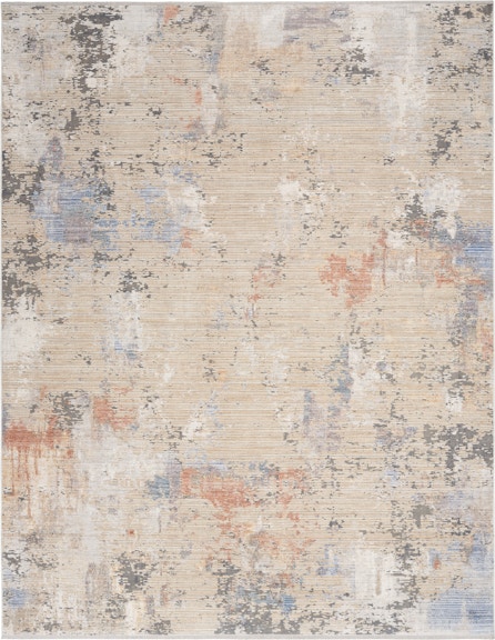 Nourison Home Abstract Hues ABH01 Beige Grey Area Rug ABH01 Beige Grey