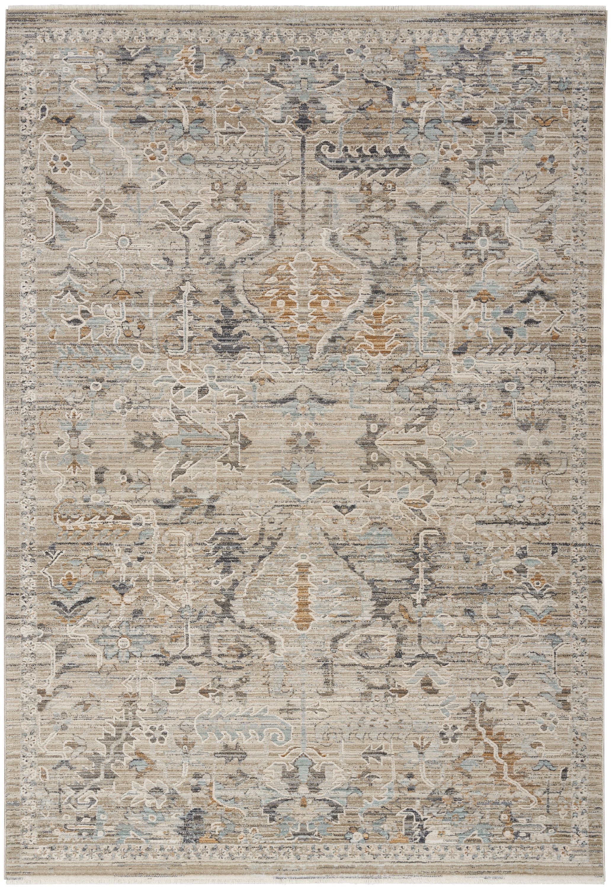 Nourison Home Area Rugs Lynx 5' x 8' Ivory Taupe Area Rug 