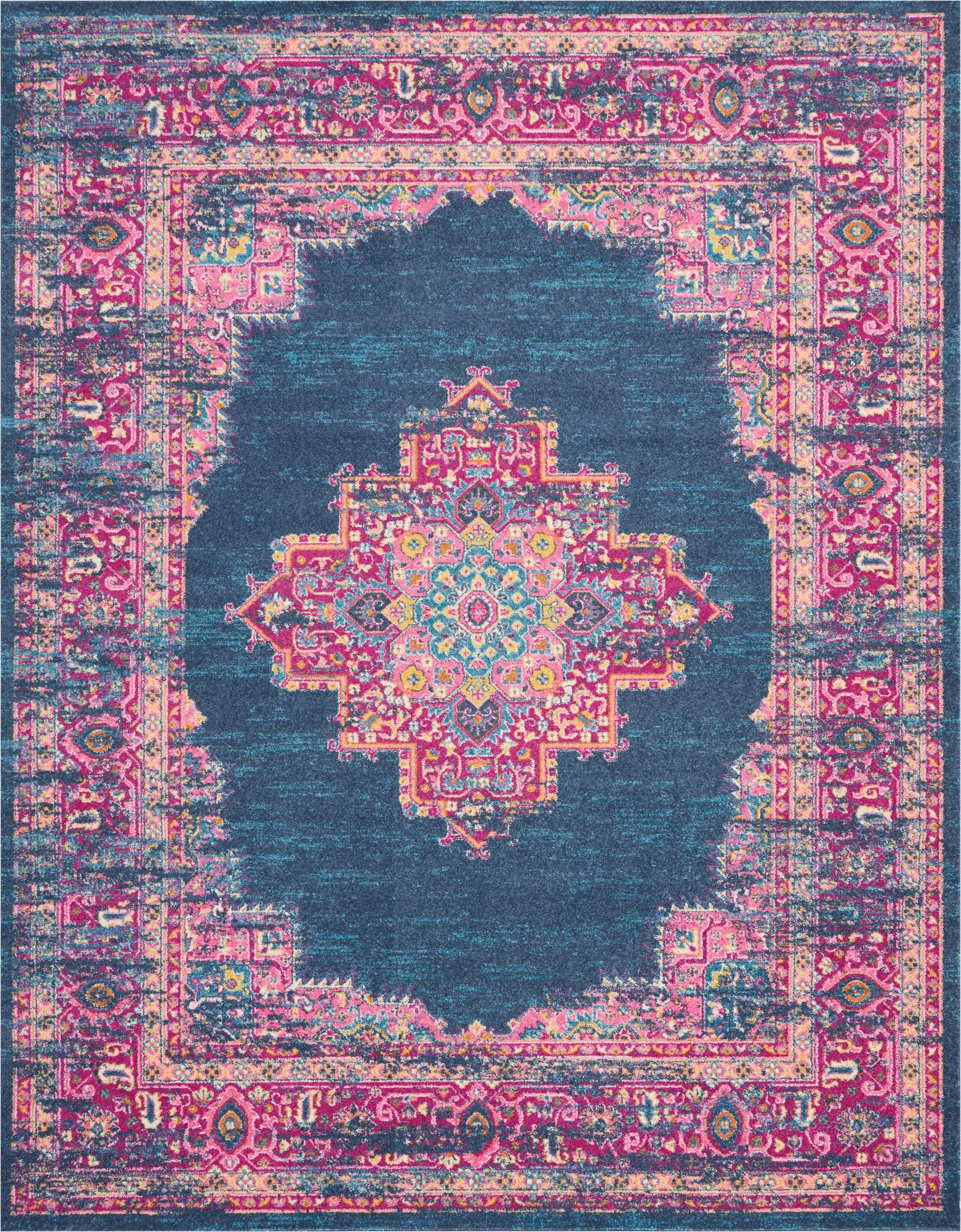 Phoenix hotsell Bohemian Geometric Area Rug 8 X 10 Blue