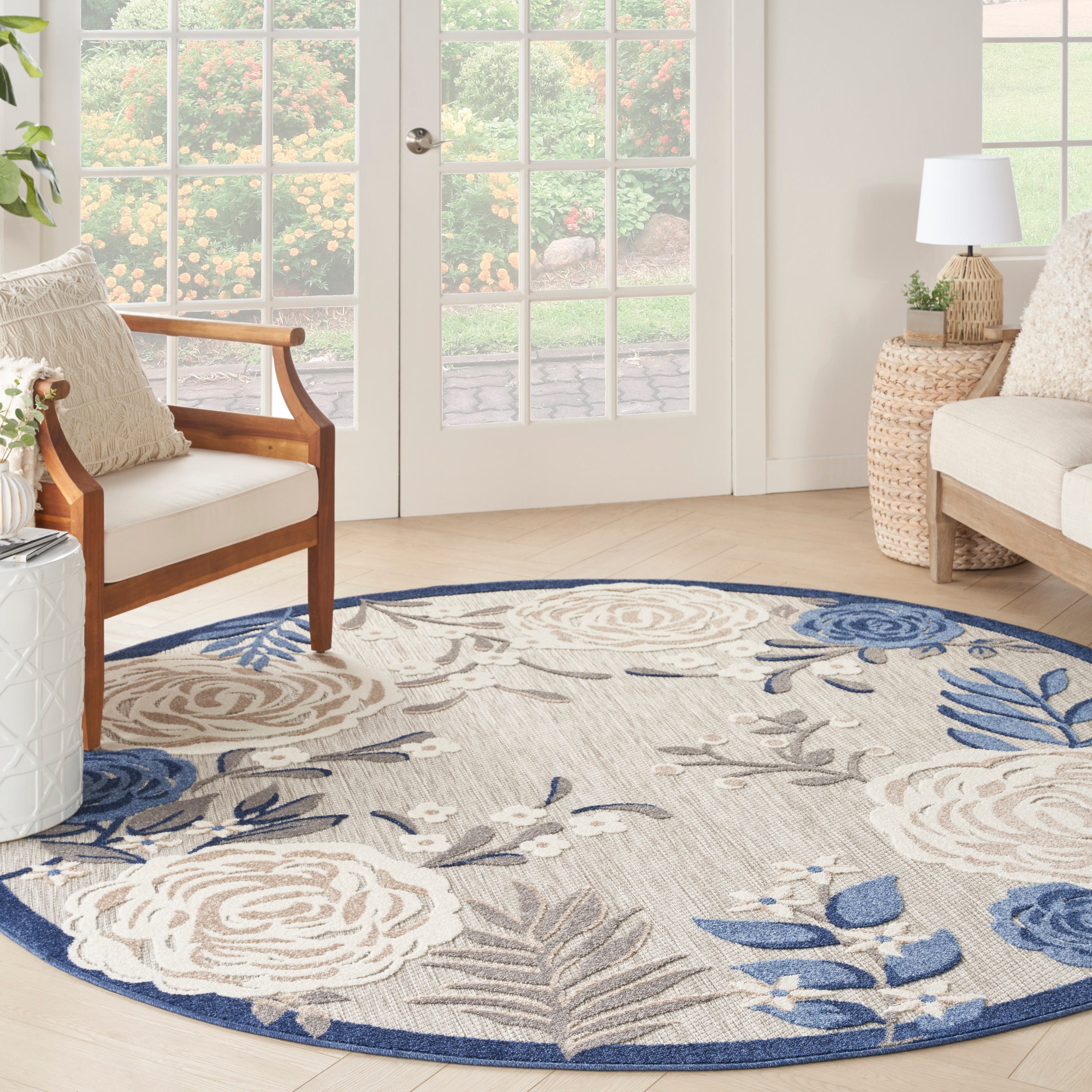 2025年のクリスマスの特別な衣装 Rugs Area Home Nourison Nourison 7'10 Aloha ラグ・カーペット