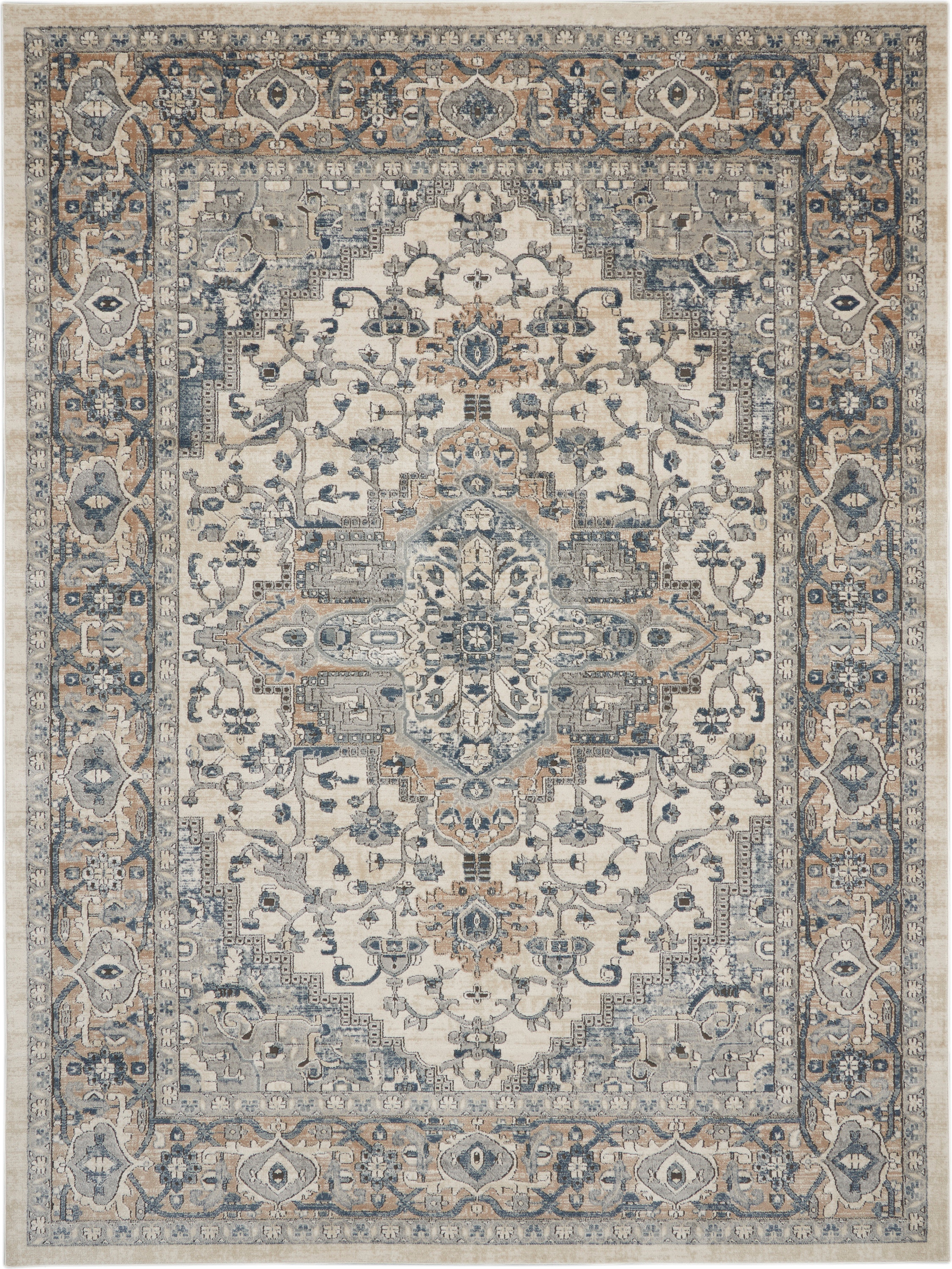 Nourison Home Area Rugs Nourison Quarry 12' x 15' Ivory Grey 