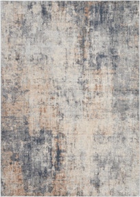 Nourison Home Area Rugs Rustic Textures RUS01 Grey and Beige 5\'x7\' Rustic  Area Rug 099446461889