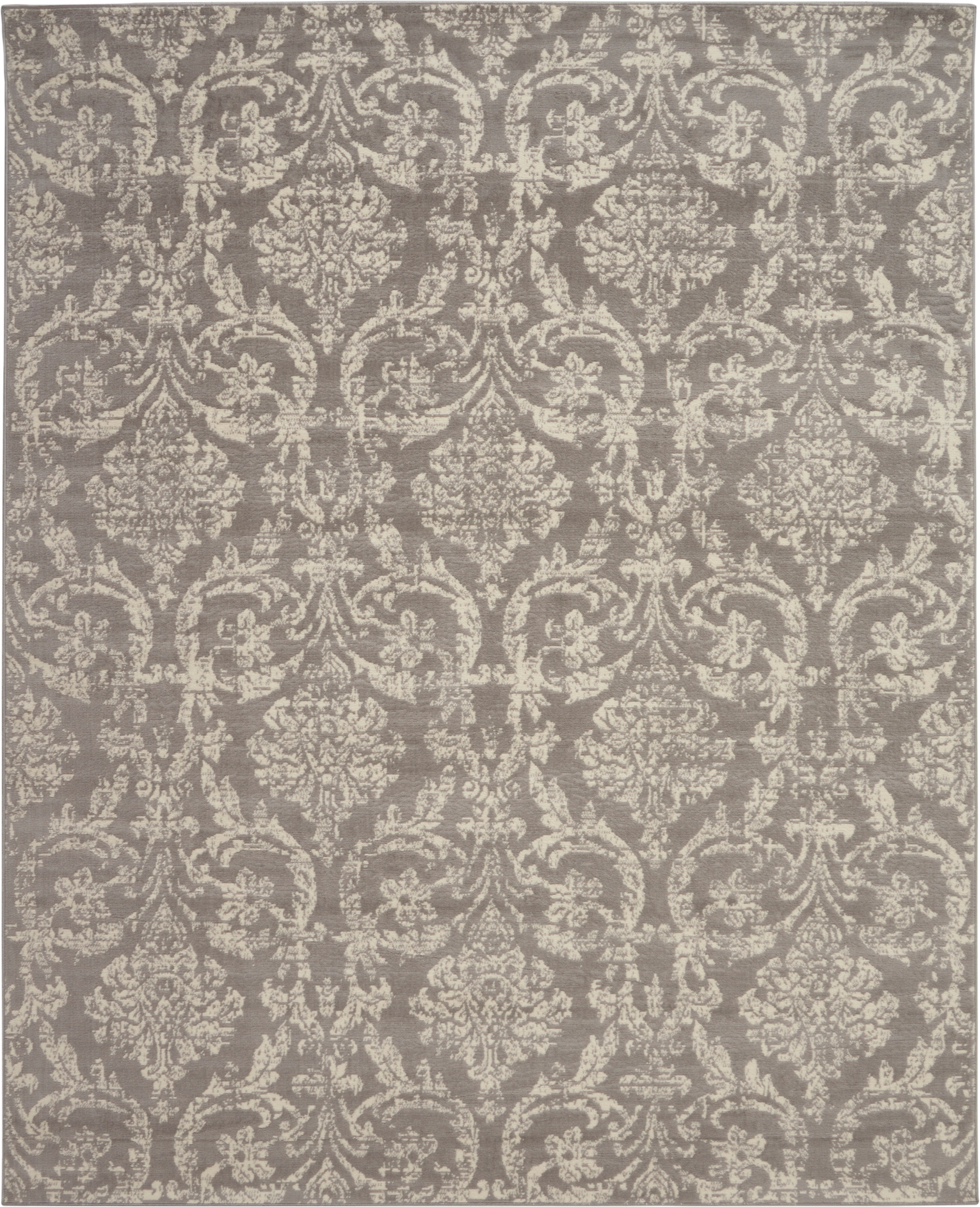 Jubilant 9 X12 Grey Area Rug 99446764805