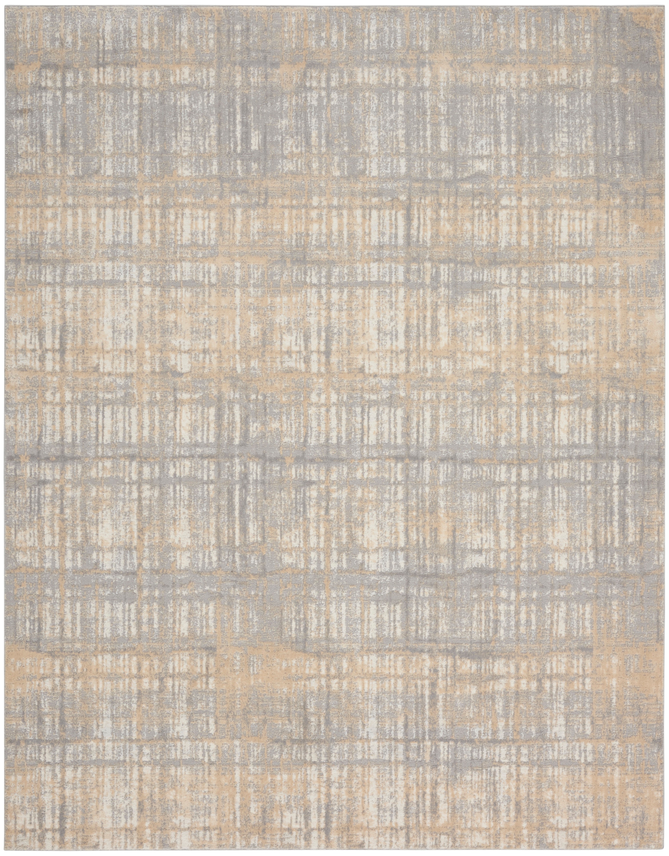 Calvin Klein Area Rugs Ck005 Enchanting ECH05 Grey/Ivory Area Rug ECH05