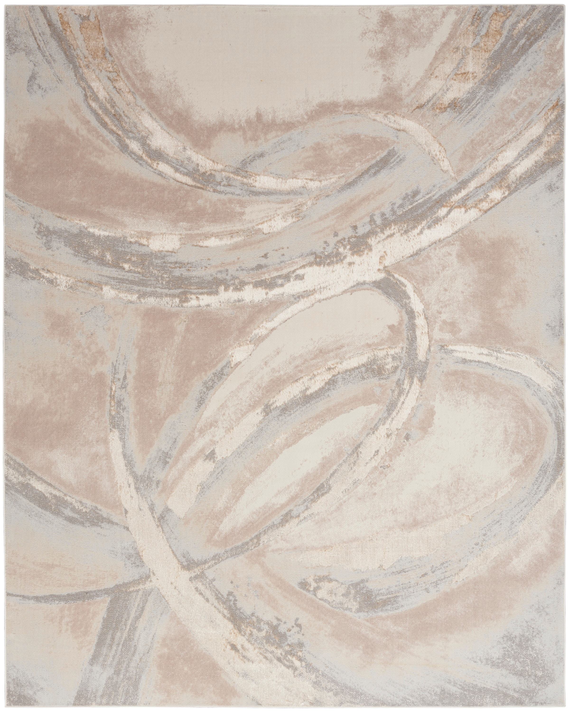 Inspire Me! Home Decor Area Rugs Nourison Splash 9' x 12' Beige