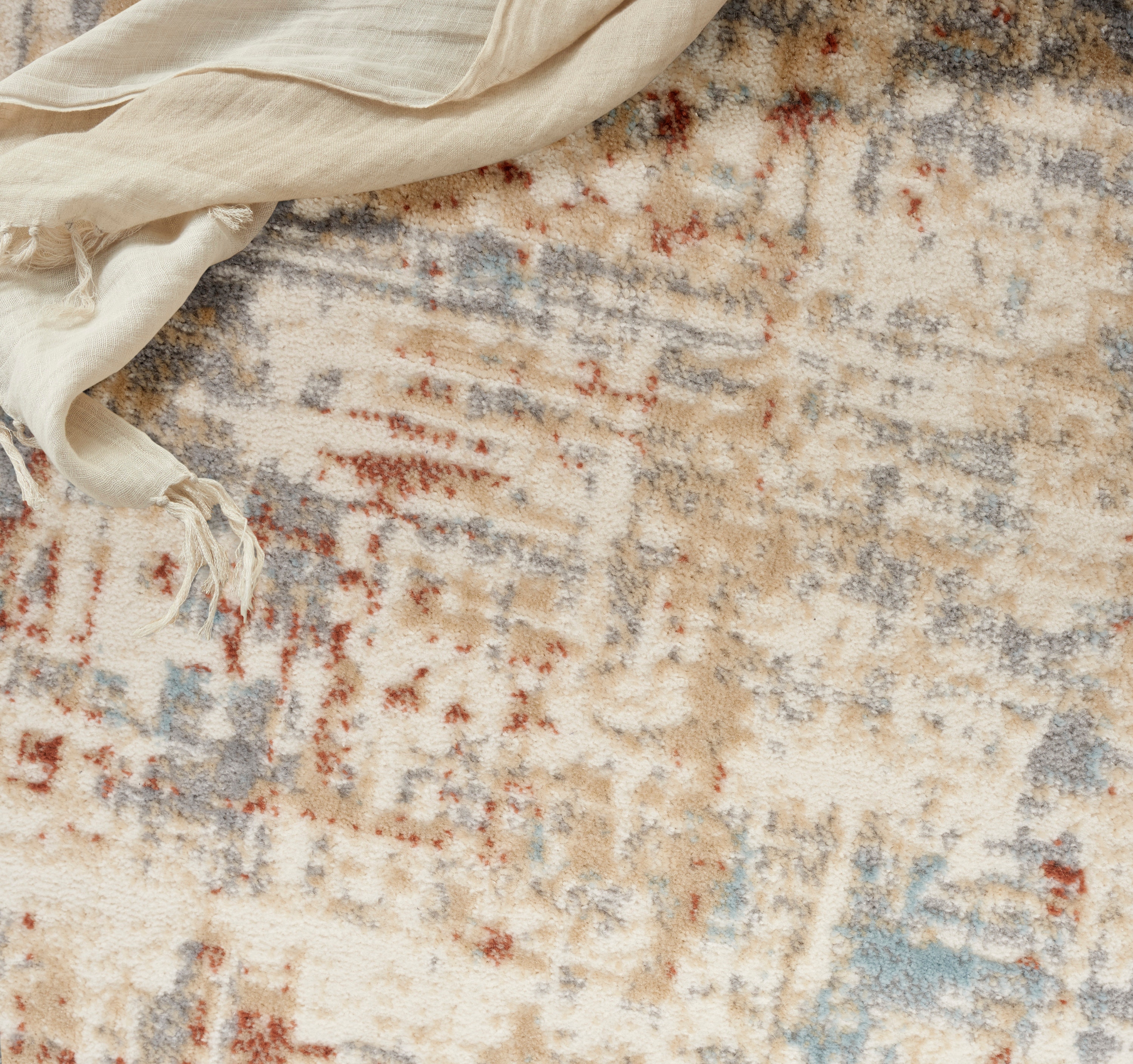 Calvin Klein Area Rugs Calvin Klein CK005 Enchanting 8' x 10' Ivory ...