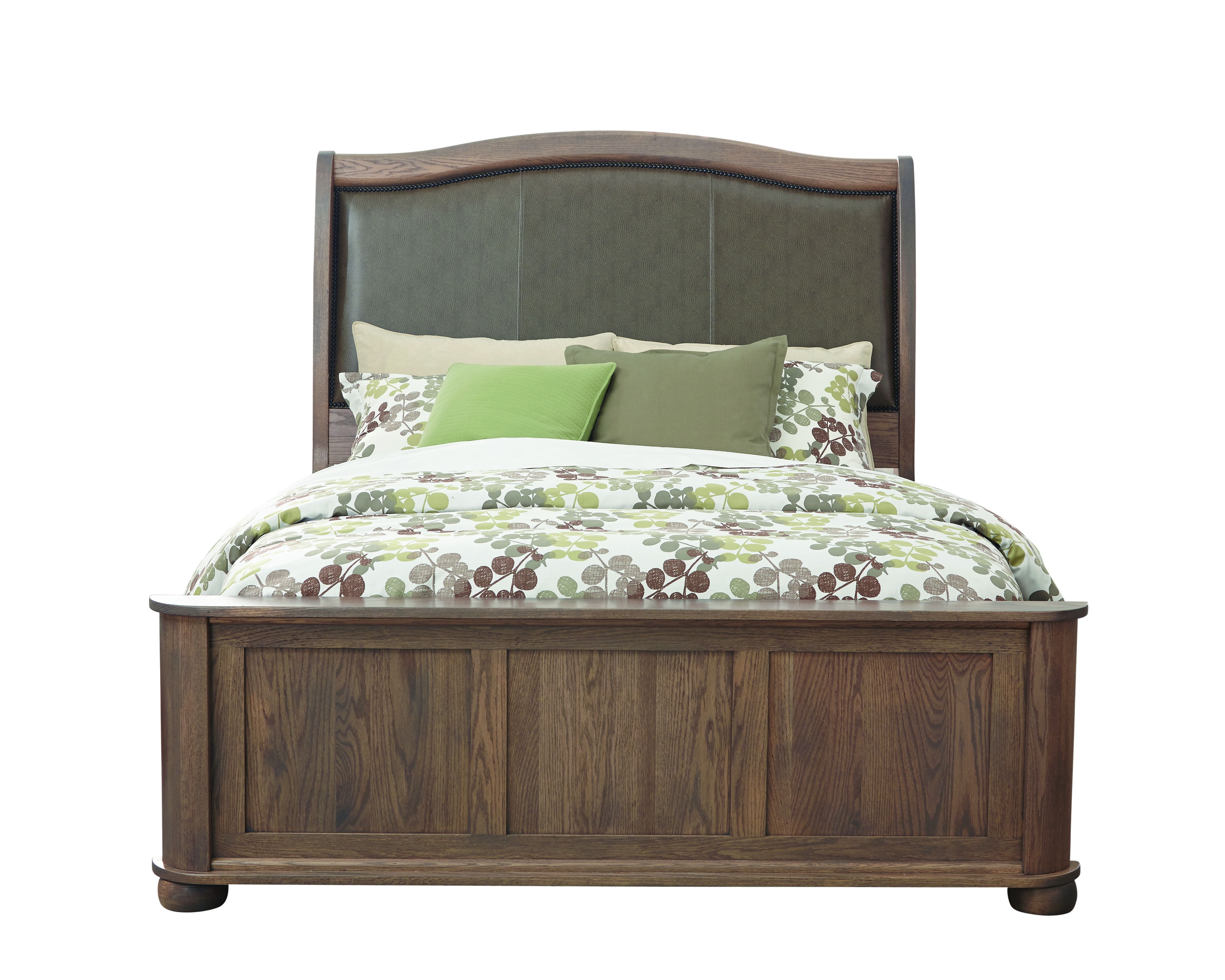 MAVIN Bedroom Kingsport Upholstered Bed with Low Footboard