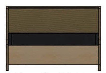 Adrienne Upholstered Bed with Low Footboard