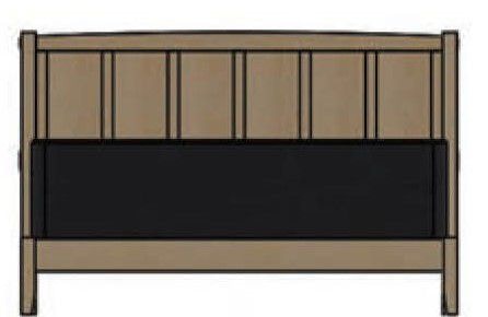 Palettes By Winesburg Bedroom American Craftsman Panel Bed With