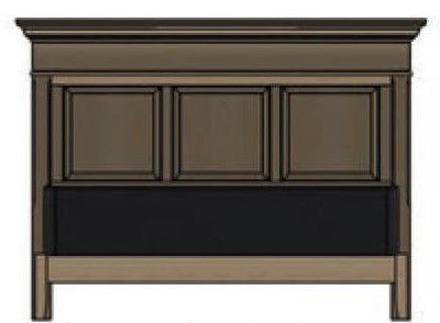 MAVIN Bedroom Bartletts Island Panel Bed with Rails BAR13135 Love's