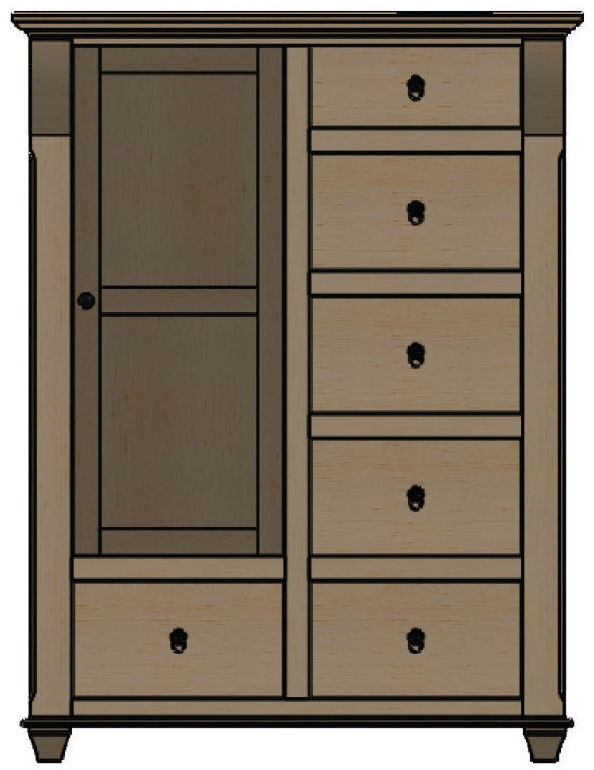 MAVIN Bedroom Bartletts Island Chifferobe 2 BAR13257 Love's Bedding