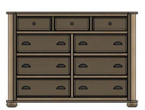 MAVIN Bedroom Kingsport Dresser 4 KGP03250 Treeforms Furniture