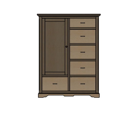 MAVIN Bedroom Longmeadow Chifferobe 2 LMW11257 Birmingham Wholesale
