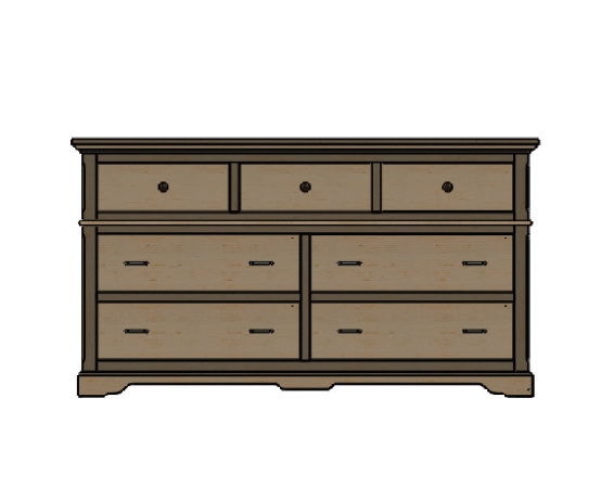 Palettes By Winesburg Bedroom Dresser 2 11248 Treeforms