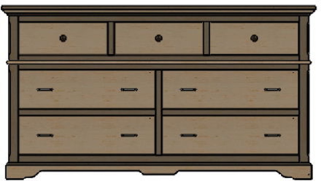 Palettes By Winesburg Bedroom Dresser 2 11248 Treeforms