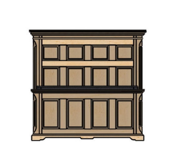 Longmeadow Panel Bed with High Footboard