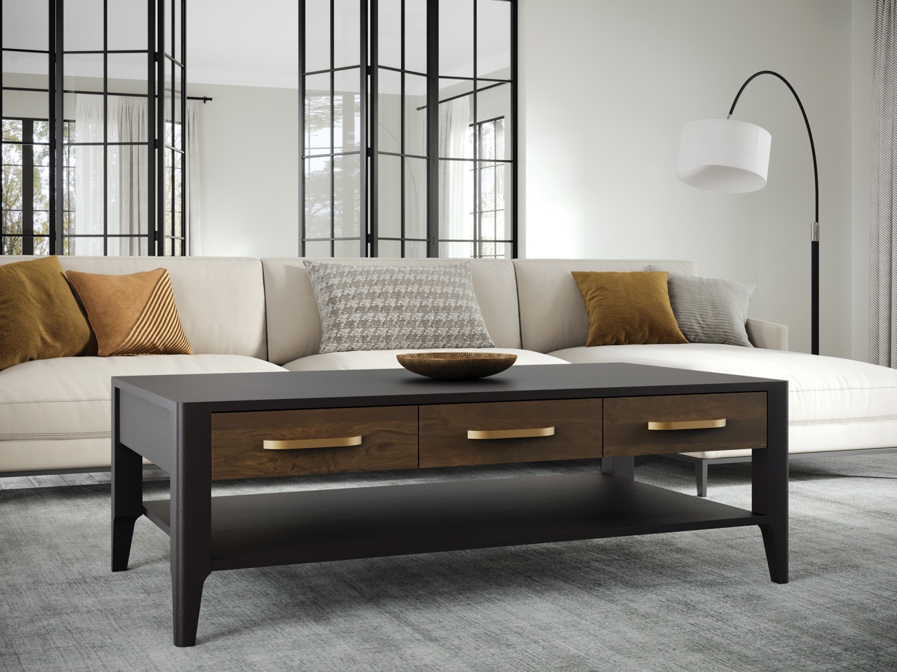 MAVIN Living Room Toulon Rectangle Coffee Table OCA2094C