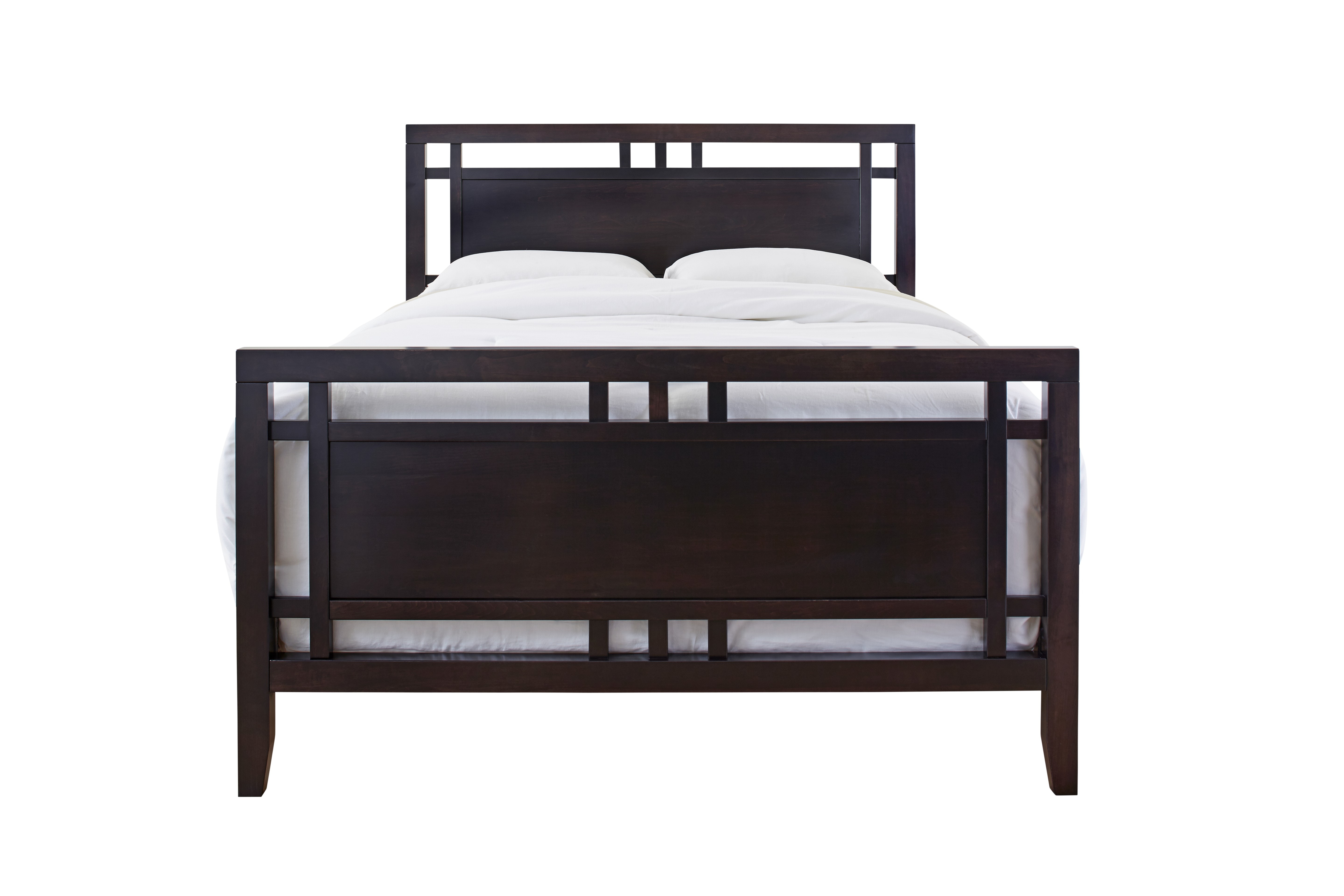 MAVIN Atwood Gridwork Bed with Right Side Drawers Gridwork Bed with