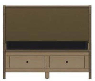 Palettes By Winesburg Bedroom Adrienne Sleigh Bed With Drawers On