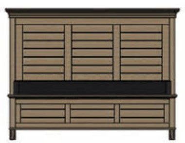 Tribeca Panel Bed with Low Footboard