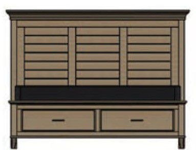 Tribeca Panel Bed with Drawers on End