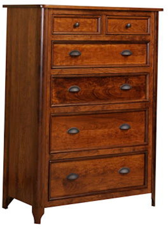 YUTZY WOODWORKING Bedroom Hudson 6 Drawer Chest 1463 