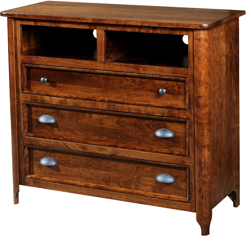 Yutzy Woodworking Bedroom Hudson Media Chest 1481 - Good's Furniture