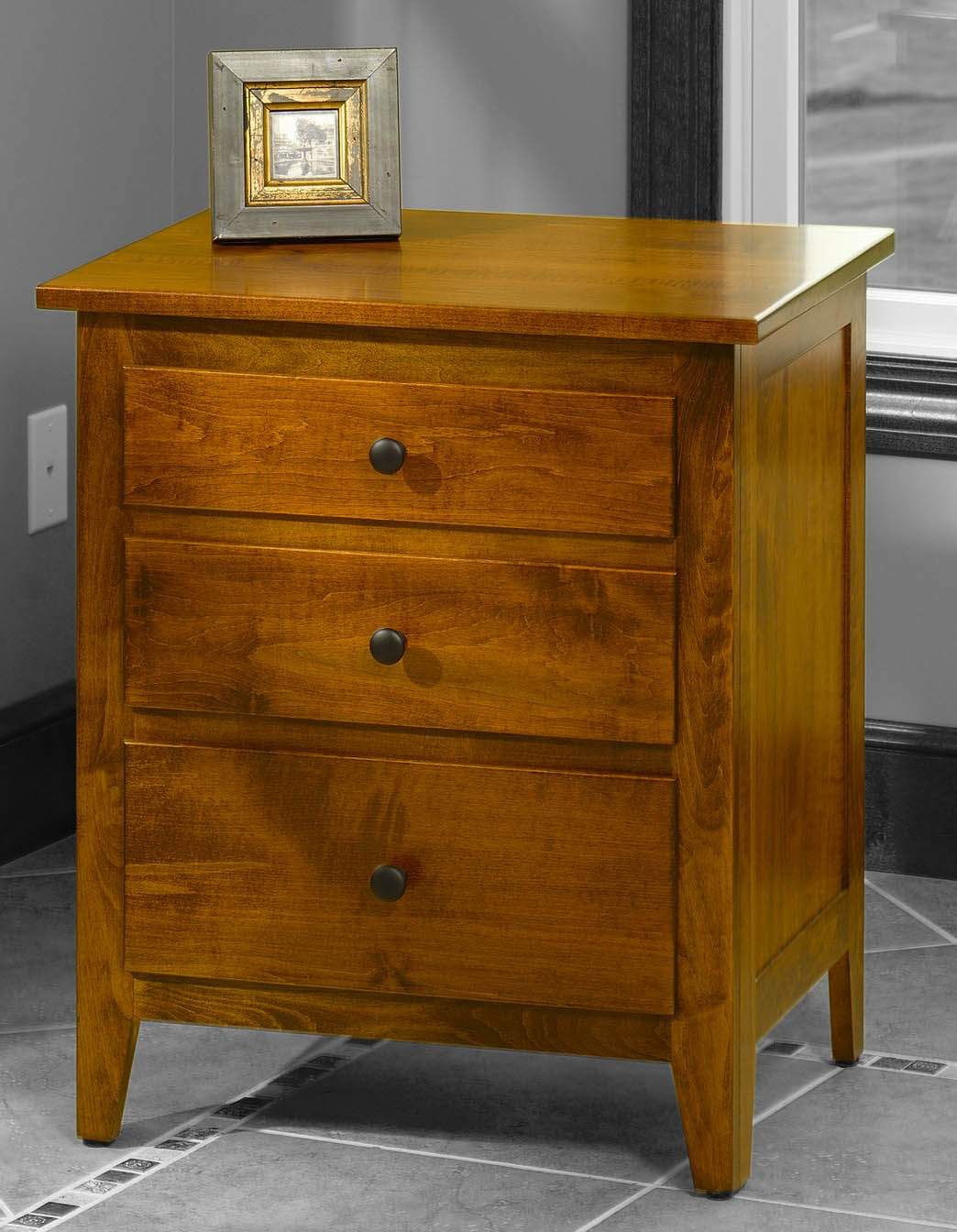 Yutzy Woodworking Bedroom Jamestown Square Nightstand 56041 Mclaughlins Home Furnishing Designs