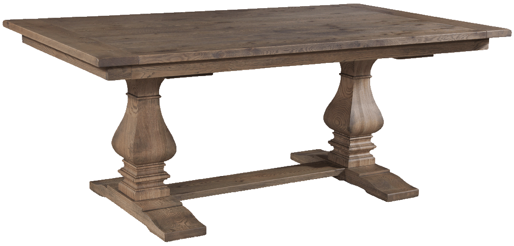 double pedestal table legs