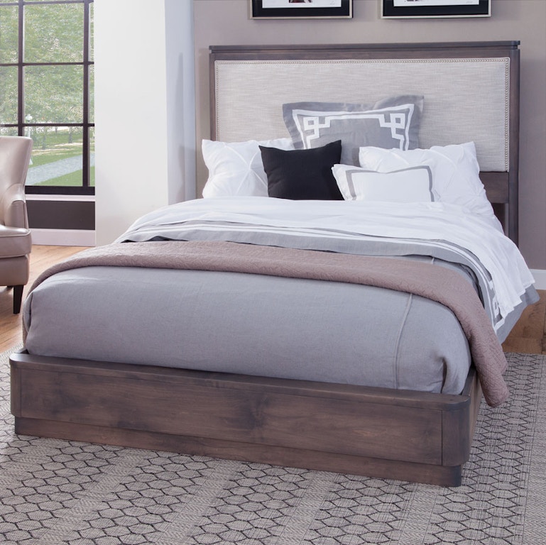 Yutzy Woodworking Bedroom Upholstered Bed 67106 Flemington Department