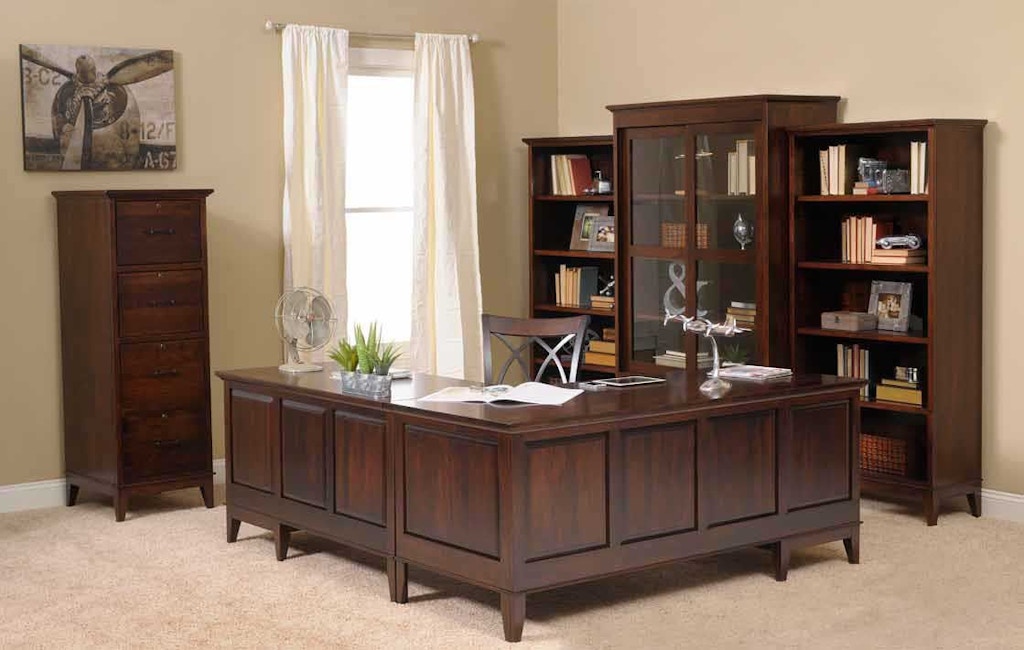 YUTZY WOODWORKING Home Office Bookcase 88134 - Schmitt Furniture