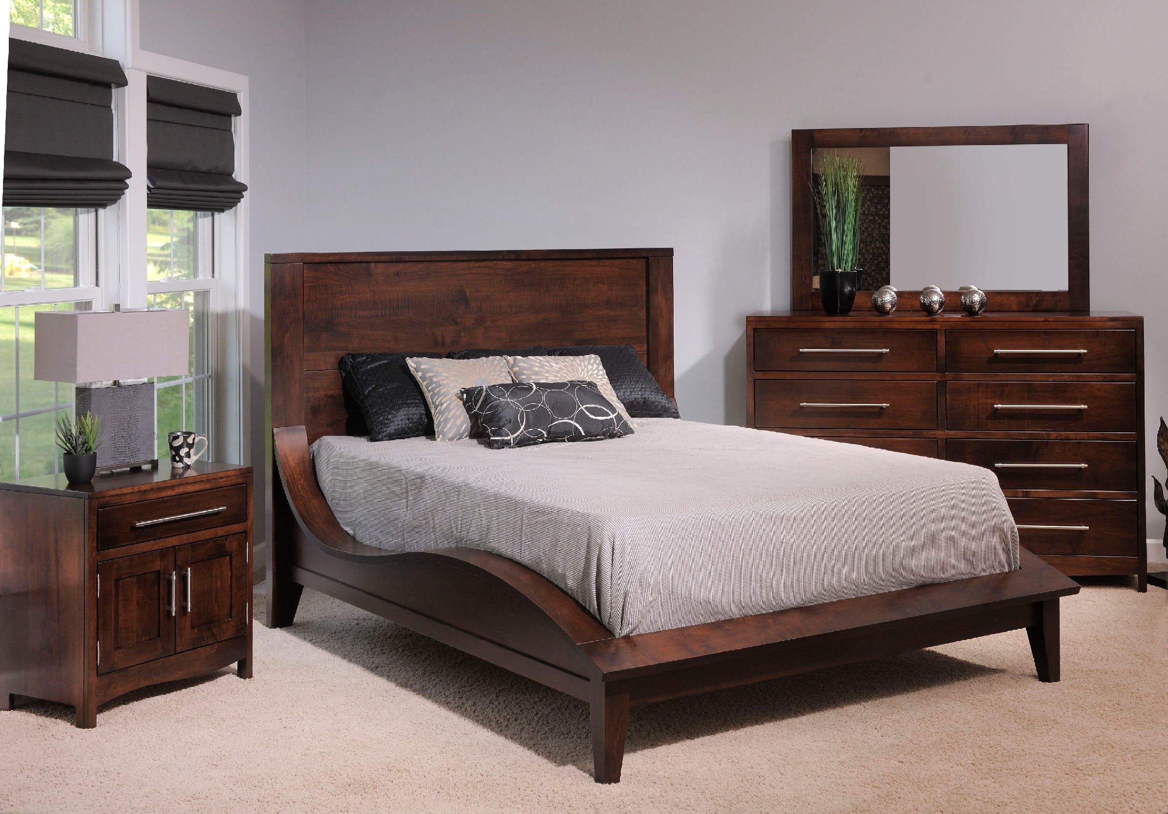YUTZY WOODWORKING Bedroom Coronado Bed 61104cal - Metropolitan