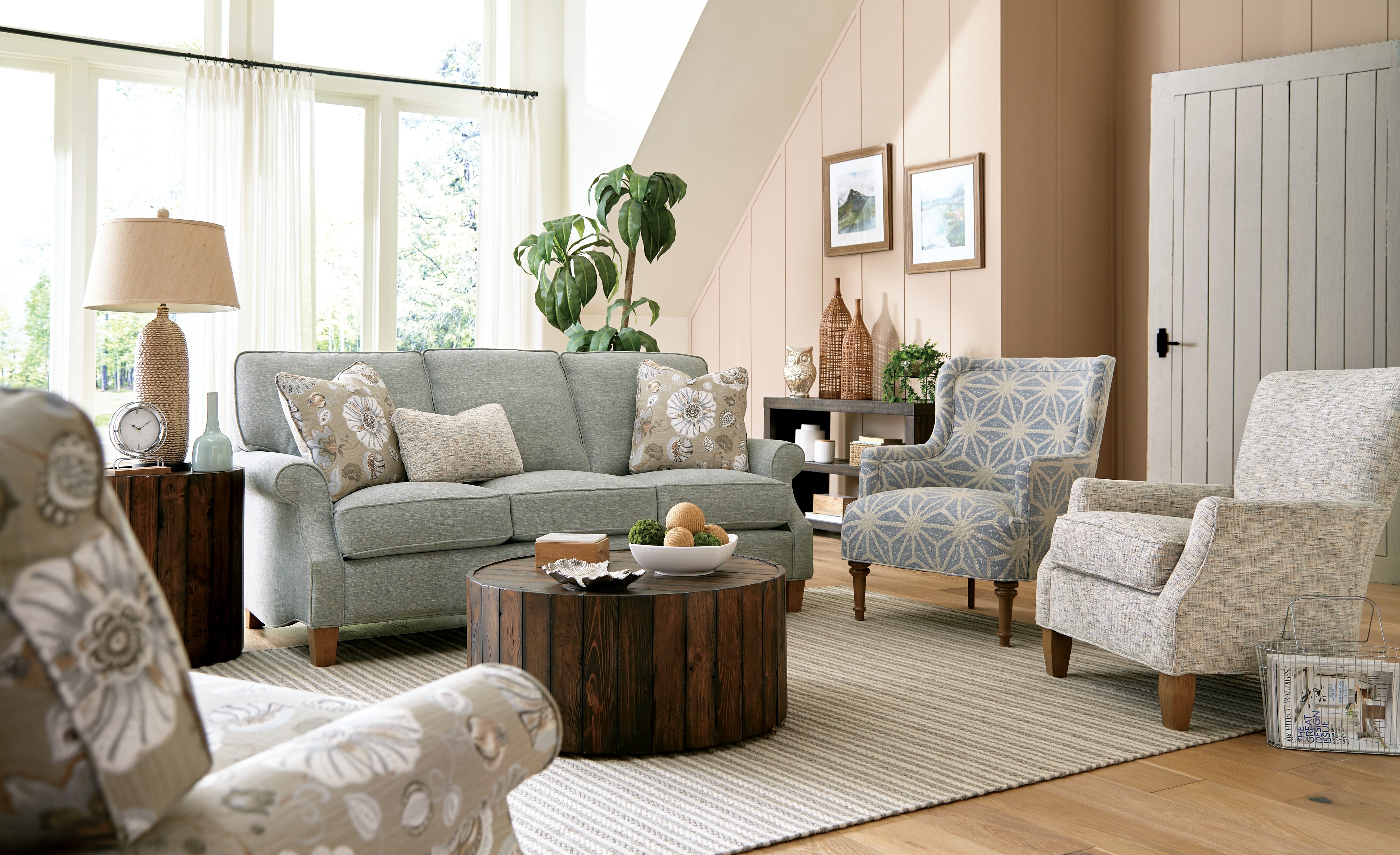 Craftmaster Living Room Sofa 774550BD - Carol House Furniture ...