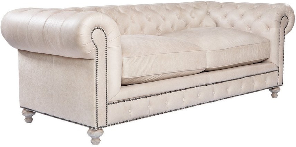 Curations Limited Living Room 90 Cigar Club Sofa Granite