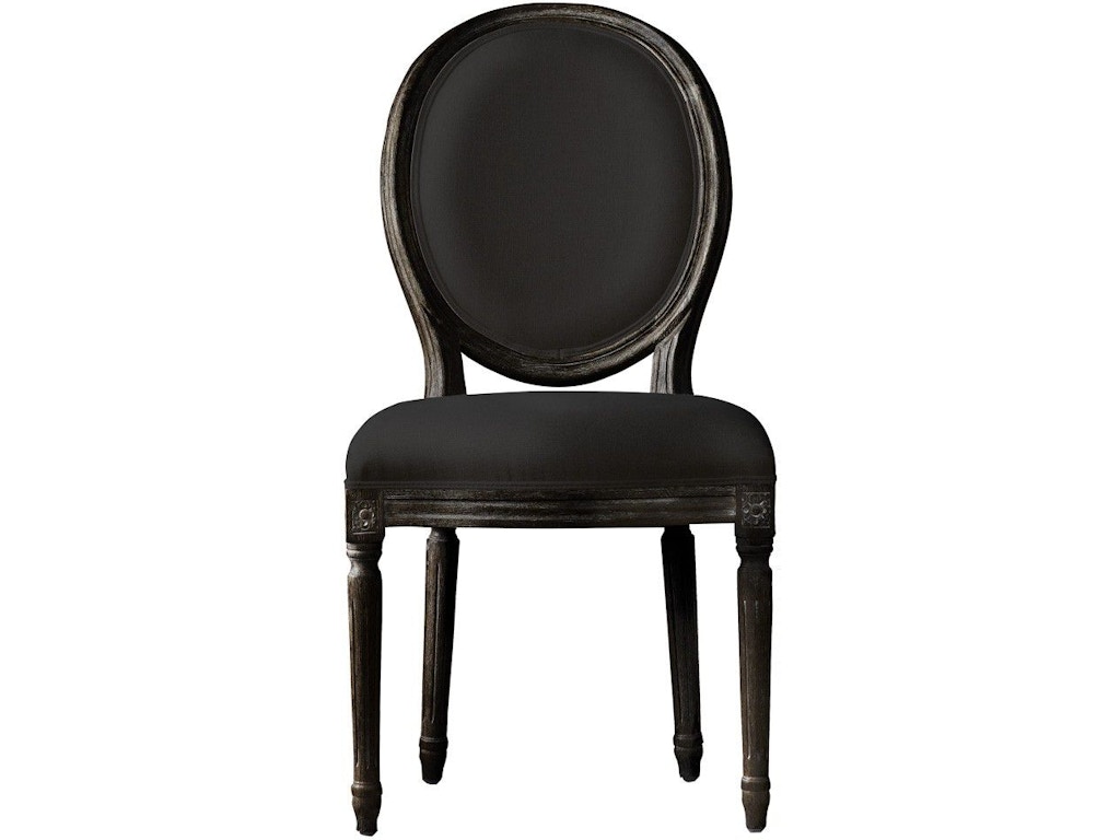 Curations Limited Dining Room French Vintage Louis Antique Black Dining Room French Vintage Louis