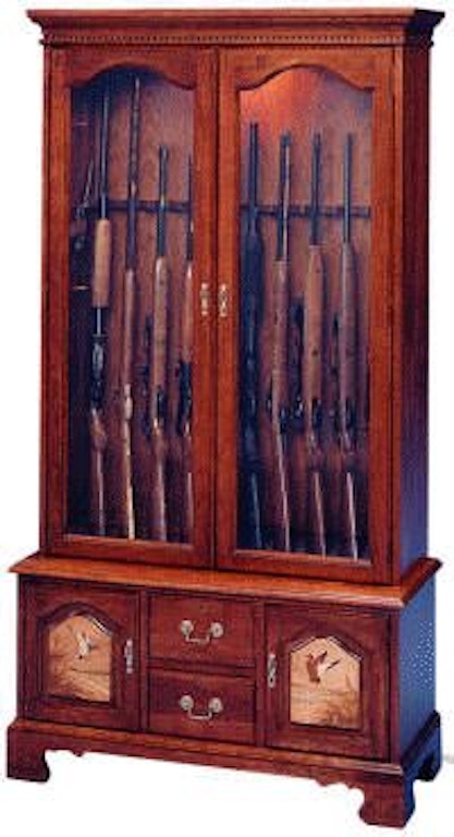 Jasper Cabinet Bar And Game Room Remington 10 Gun Cabinet 693 00