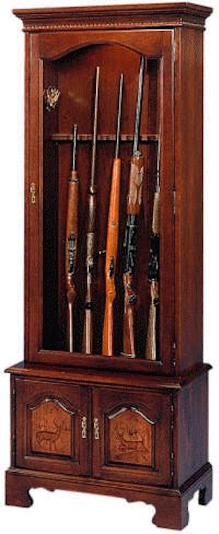 Jasper Cabinet Bar And Game Room Remington 6 Gun Cabinet 683 00