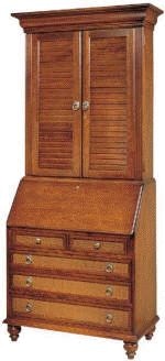 Jasper Cabinet Home Office Bahama Breeze Laptop Secretary With