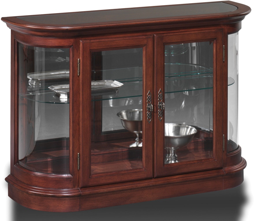 Jasper Cabinet Living Room Curio Console P605 00 Ridgemont