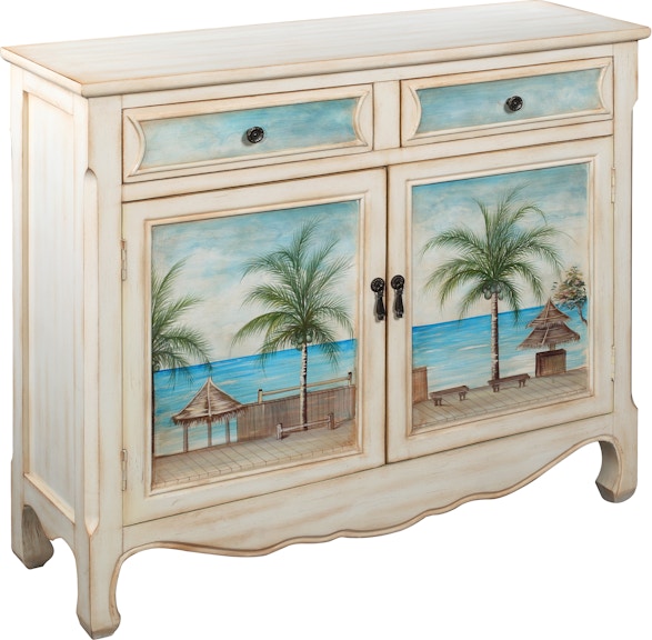 Coast2Coast Home Largo 2 Drawer 2 Door Coastal Sideboard Cabinet 14124
