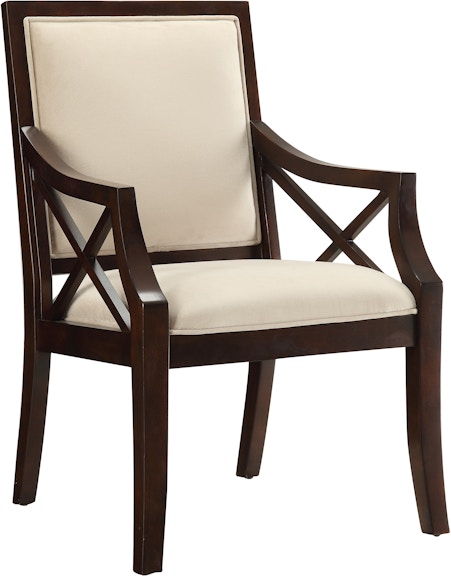 Coast2Coast Home Felix Contemporary X-Arm Accent Chair with Single Welt Trim 21129