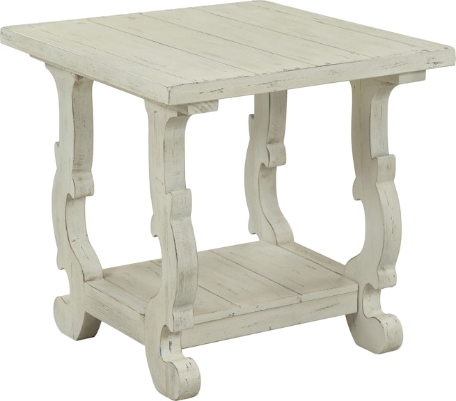 Coast2Coast Home Orchard Park Scott Accent Side End Table with Plank Top 22522