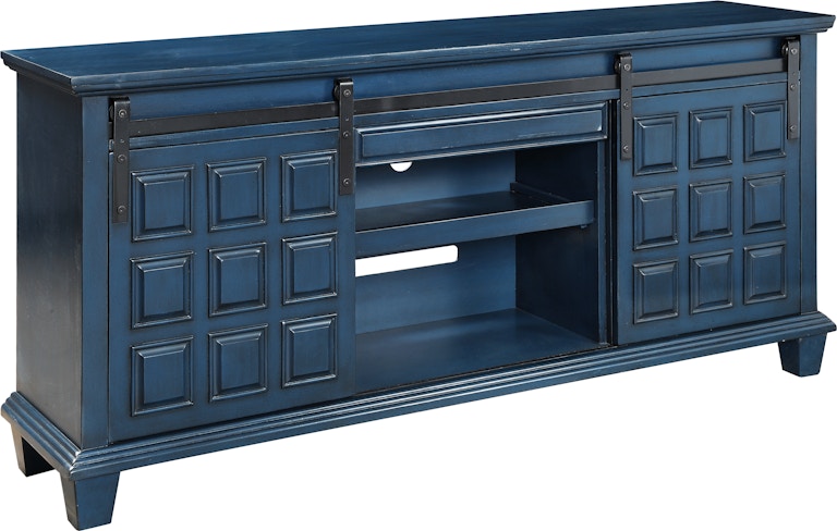 Coast2Coast Home Brae 2 Door One Drawer Accent Cabinet Credenza with Iron Glide Doors 30406