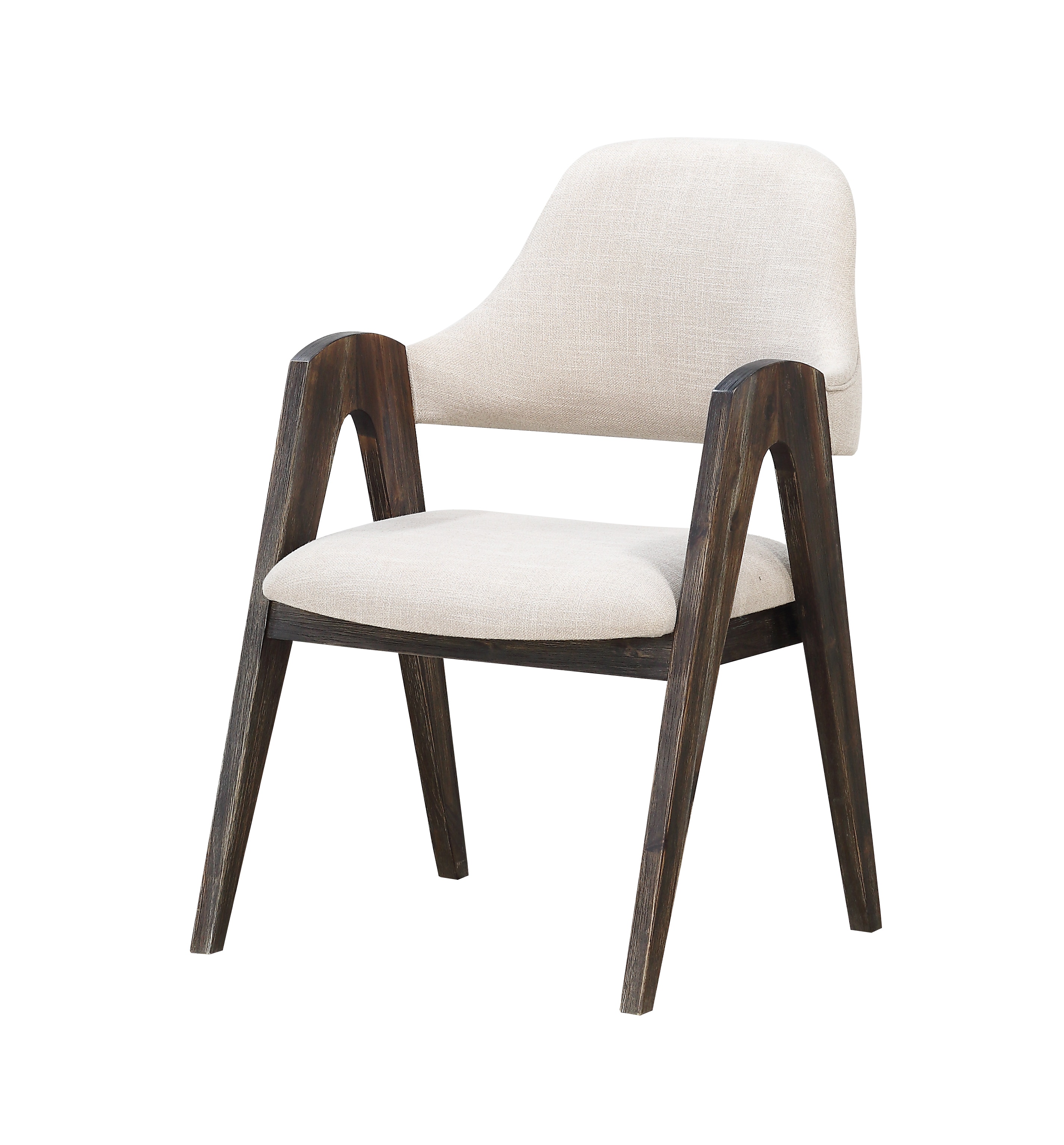 Coast2Coast Home Casual Dining Estes Fabric Arm Dining Chair Set of 2