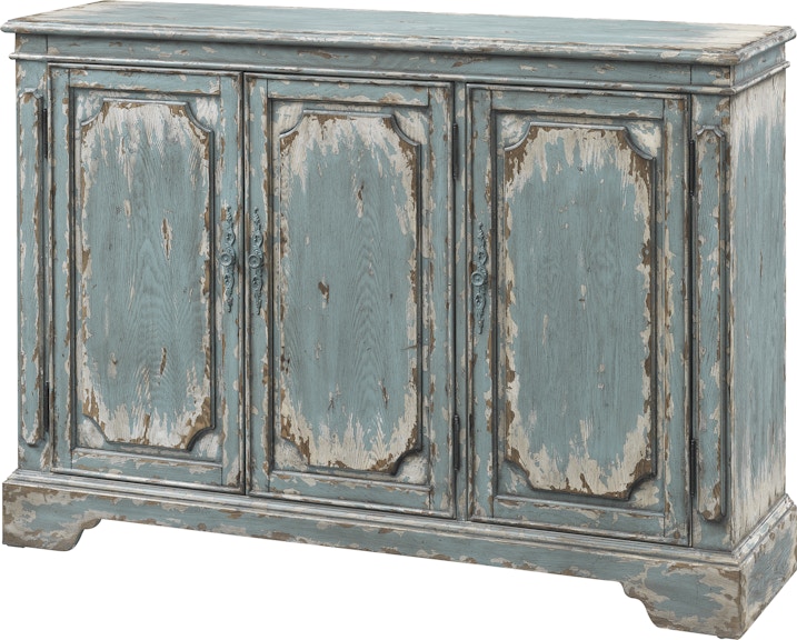 Coast2Coast Home Cabot Mary-Ann Distressed Finish Sideboard Credenza Cabinet with 3 Doors 40201