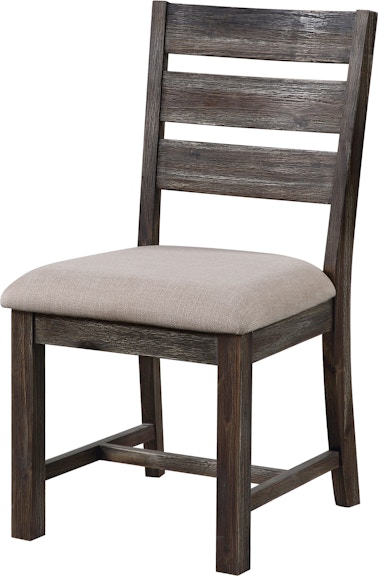 Coast2Coast Home Aspen Court Estes Solid Wood and Upholstered Dining Side Chairs - Set of 2 48221